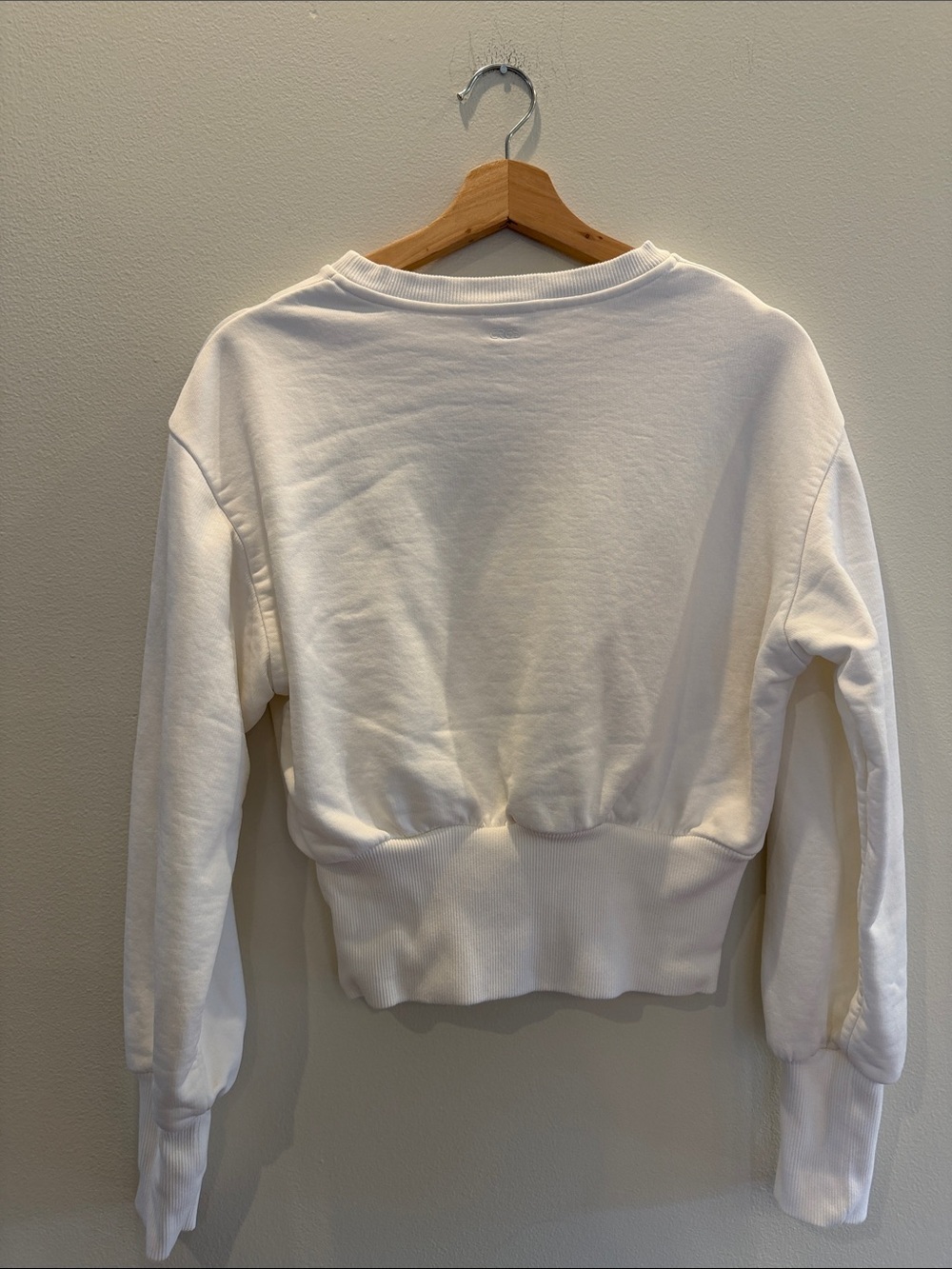 Eres Paris ISADORA White Crewneck Sweatshirt - Picture 6 of 12